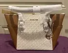 Michael Kors Vanilla Charlotte handbag new with tags