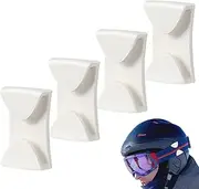 Winter Sports Goggle Grip, Non-slip Goggle Strap Holder, Ski Goggle Holder, Quick And Easy Access, Versatile Attachment, 4.8x3x1.2cm1.89x1.18x0.47 Inches, White, Black, For Backpacks And Purses