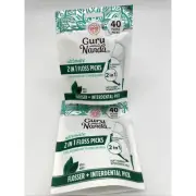 2 - GuruNanda 2-in-1 Ultimate Floss Deep Clean Flossers