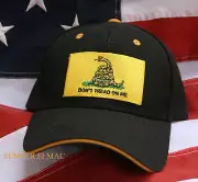 DON'T TREAD ON ME HAT Gadsden flag RATTLESNAKE TEA PARTY CONTINENTAL MARINES