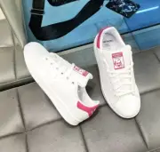 Adidas Originals Stan Smith J White Bold Pink Big Kid's Athletic Shoes FX7522