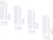 [Invero] 4 Pack of Universal Integrated Sliding Door Mounting Hinge Kit - Fits Most Fridges and Freezers - Indesit, Siemens, Lamona, LG, Logik, Miele, Neff, Bosch, Samsung and more