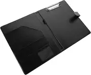 LALAFINA Men's Business Portfolio Binder Document Holder File Storage Board Interview Portfolio Folder Office Binder