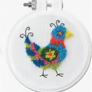 FeatherCraft Punch Needle Kit - Create Stunning Avian Art!