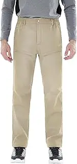[tectop] Men's Outdoor Cargo Hiking Pants Athletic Joggers Pants with 5pcs Zipper Pockets Quick Dry Workout Lightweight