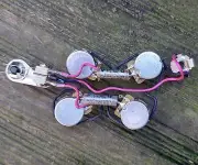 GIbson SG 50s Wiring Harness CTS 525k Pots .022 Vitamin Q Switchcraft Toggle