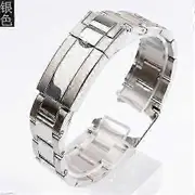 Watch Bracelet For Rolex Daytona Water Ghost Submariner Watch Accessories Band Chain 20mm 21mm Solid Stainless Steel Watch Strap-all Gold Silver 20...