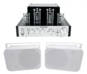 Rockville BluTube Tube Amplifier/Home Theater Bluetooth Receiver+6.5" Speakers