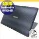 【Ezstick】ASUS UX580 UX580GE Carbon黑色立體紋機身貼 (含上蓋貼、鍵盤週圍貼、底部貼)