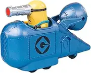 Minions Despicable Me 4 Toys,Mega Minions Gru's Car Gifts for Toddler Boys and Girls Age 3 4 5 6 7 8 Year Old, Friction Powered Cars Pull Back Minions Action Figure Party Favors