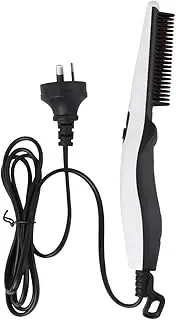 NOLITOY Beard Straightener for Men, Electric Heated Brush Styler, Travel Portable Styling Beard Iron Straightening Brush (9.05 Inch)