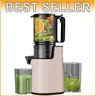 Compact and Powerful Pink Cold Press Juicer – 350w with Stainless Steel Blades