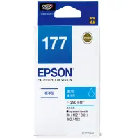 在飛比找momo購物網優惠-【EPSON】NO.177 原廠藍色墨水匣(T177250)