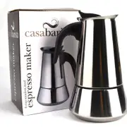 Casabarista Roma 6 Cup Stainless Steel Espresso Maker