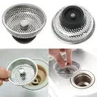 Waste Drainer Mesh Plug Filter Basket Food Hair Stopper Colander Sink Strainer