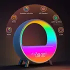 Momax Smart Alarm Clock Wireless Charging Bluetooth Speaker Voice Controlled AU
