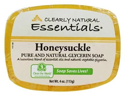 Clearly Natural Bar Soap, Honeysuckle, 4 oz