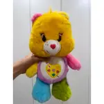 全新有吊牌 泰國版CAREBEARS 限定版25CM-WORK OF HEART BEAR（彩色）