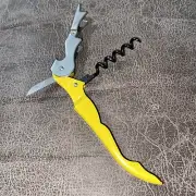 Corkscrew Doubled Hinged Waiters Wine Key Bottle Opener with Foil Cutter