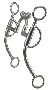 Baseline Long Correction with Balls on port-Equine Bit- Tom Balding Bits & Spurs