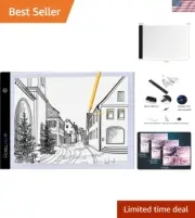 Sleek and Lightweight A4 LED Tracing Light Pad for Multi-Use Art Projects