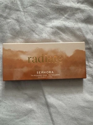 Sephora USA radiate face palette blusher and highlighter makeup set