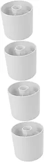 KOMBIUDA 4pcs Golf Hole Cup Flags Set Putting Cup for Golf Training Plastic Golfing Equipment Portable Training Holder
