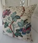 60CM EURO Lilac Pink Green Jacobean Florals Hamptons Home Pillow Cushion Cover