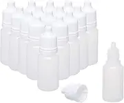24 Empty Plastic Drip Bottles, 20 Ml Plastic Empty Liquid Dropper Essential Oil Container Drip Bottles
