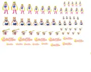 1/64 Sailor Moon Waterslide Decals MADE IS THE USA