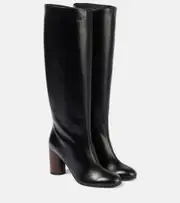 [CO] CO Leather knee-high boots AU 10 black
