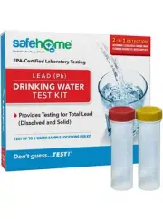 ® Lead in Drinking Water Test Kit – 2 Samples Tested at Our EPA Certified Lab...