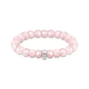 Buy Charm bracelet with rose quartz beads oval by Thomas Sabo online - THOMAS SABO Australia