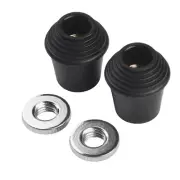 For Tom Bass Drum Leg Feet Parts with Long lasting Rubber Feet Tip Floor