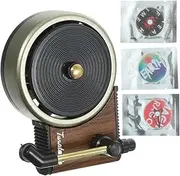 JECOMPRIS 1 Set Aromatherapy with Essential Oils Mini Record Player Air Freshener Vinyl Retro Record Player Auto Fragrance Essential Oil Diffuser Aroma Clip Accessories Pe Vintage
