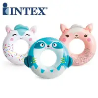 在飛比找蝦皮購物優惠-INTEX  全新品夏天玩水游泳 59266 彩色充氣游泳圈