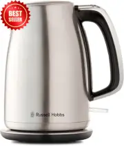 Russell Hobbs Carlton Kettle, Easy to Clean, 1.7 L Capacity, Stainless Steel
