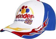 [MAXUPO] Talladega Nights Hat Ricky Bobby Hat Wonder 26 Embroidery Adjustable Cap White Blue, White Blue