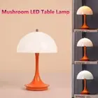 Touch Mushroom LED Desk Lamps Indoor Lighting for Hotel Bar Coffee