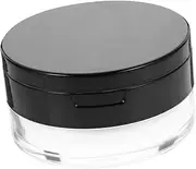 Healvian Pcs Makeup Powder Puff Holder Portable Empty Case Double Layer Mesh Translucent Fluffy Puff Powder Mirror