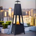 Steel Firepit and Chimney (Outdoor Heating)