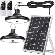 LED Solar Garden Wall Porch Shed Light Flood light Motion Sensor