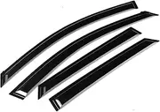 QVQOCUKS Side Window Deflector Visor Vent Compatible for Mazda CX5 CX-5 2017-2022 ，Compatible for CX-3 CX3 2015-2021 Wind Rain Sun Shields Guard Accessories(2015-2021)