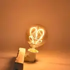(Warm Light)G95 Heart Shaped LED Retro Bulb E27 4W Dimmable Light Bulb For Be AU