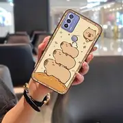 Phone Case Compatible with TCL 20B/6159K, Mobile Case Cute Dirt-Resistant TPU Phone Pouch Phone Protector Anti-Knock Waterproof Soft case