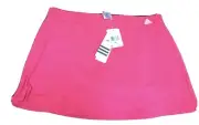 Adidas W Galaxy ClimaLite Women’s Sz XL Golf Tennis Skort Pink Pleats UPF 25 New