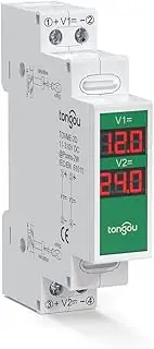 Compact Direct t Voltage Meter ligent Digital Display Voltmeter Rail Mount Voltage Detector TOVME-2D