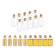 5ml Tiny Glass Bottles Vials 20Pcs Mini Clear Bottles Glass with Cork Stoppers