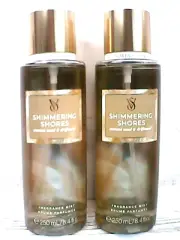 Set of TWO Victoria's Secret VS Shimmering Shores Fragrance Mist Body Spray Set