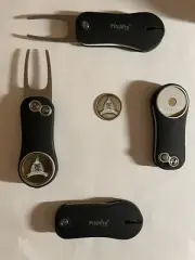 (1) Pitchfix Golf Switchblade Divot Tool Hybrid 2.0 & Congressional Golf Marker